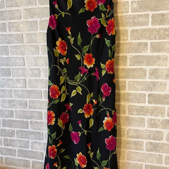 Worthington Floral Long Sleeve Dress Two Piece Set - Picture 4 of 12